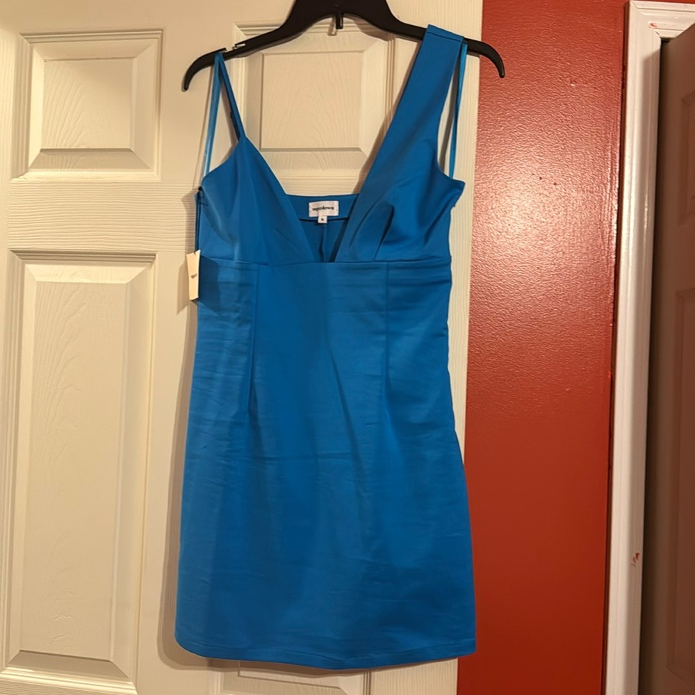 Sexy blue dress